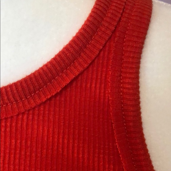 Free people orange flowy tank - Picture 2 of 5